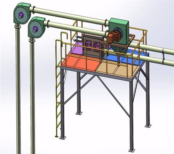 飼料上料機的設計機械結構設計模具數控工藝夾具